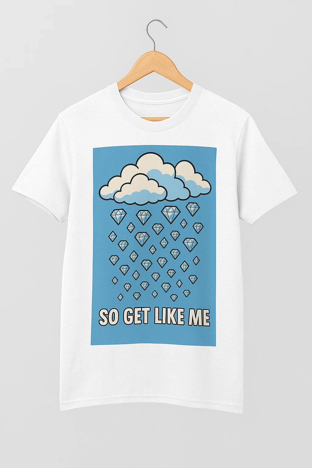 Shirt to Match Retro 11 Legend Blue Sneakers" Get Like Me" T-Shirt 100% Cotton