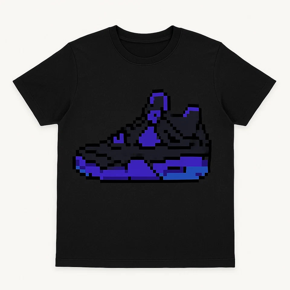 Shirt to Match Retro Black Grape Pixelated Sneakers Generic T-Shirt