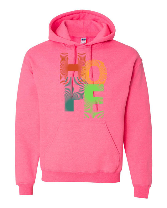 "Hope" Pullover Heavy Blend Hoodie 50/50 Cotton Polyester