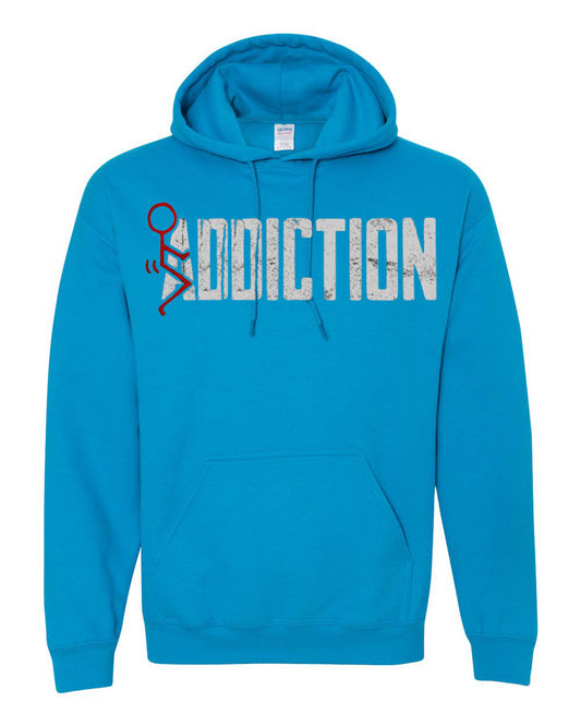 "$*@! Addiction" Pullover Heavy Blend Hoodie 50/50 Cotton Polyester