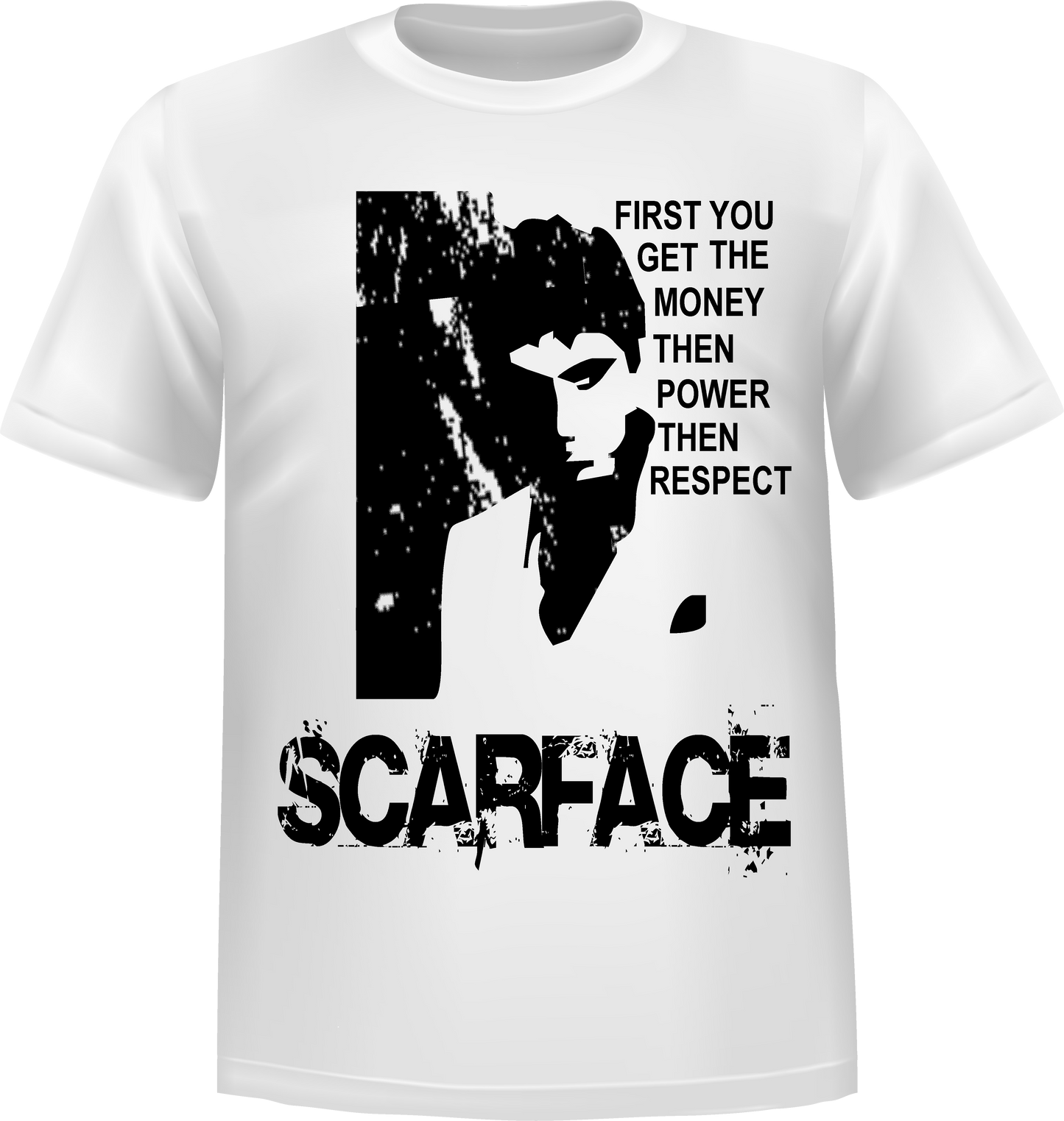 "Scarface" Short Sleeve T-Shirt 100% Cotton