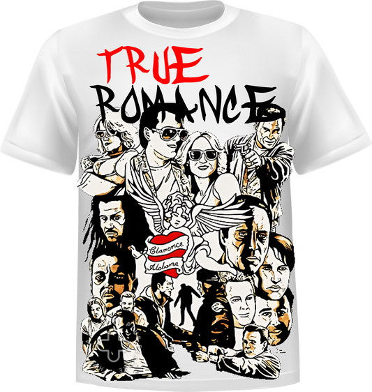 "True Romance" Short Sleeve T-Shirt 100% Cotton