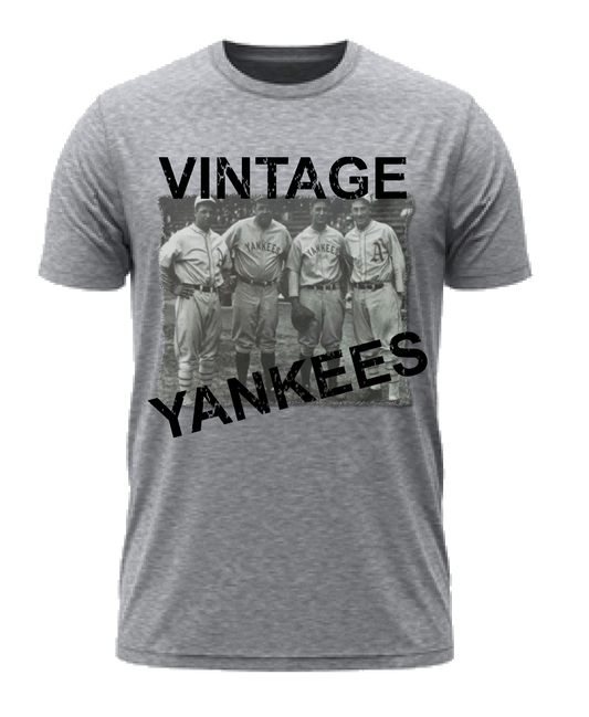 Vintage Yankees Baseball Short Sleeve T-Shirt 100% Cotton