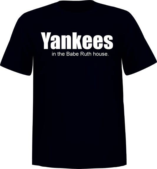 Babe Ruth Yankees Short Sleeve T-Shirt 100% Cotton